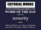 Word of the Day (temerity)-22NOV22