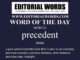 Word of the Day (precedent)-06DEC22