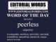 Word of the Day (peerless)-30JAN23