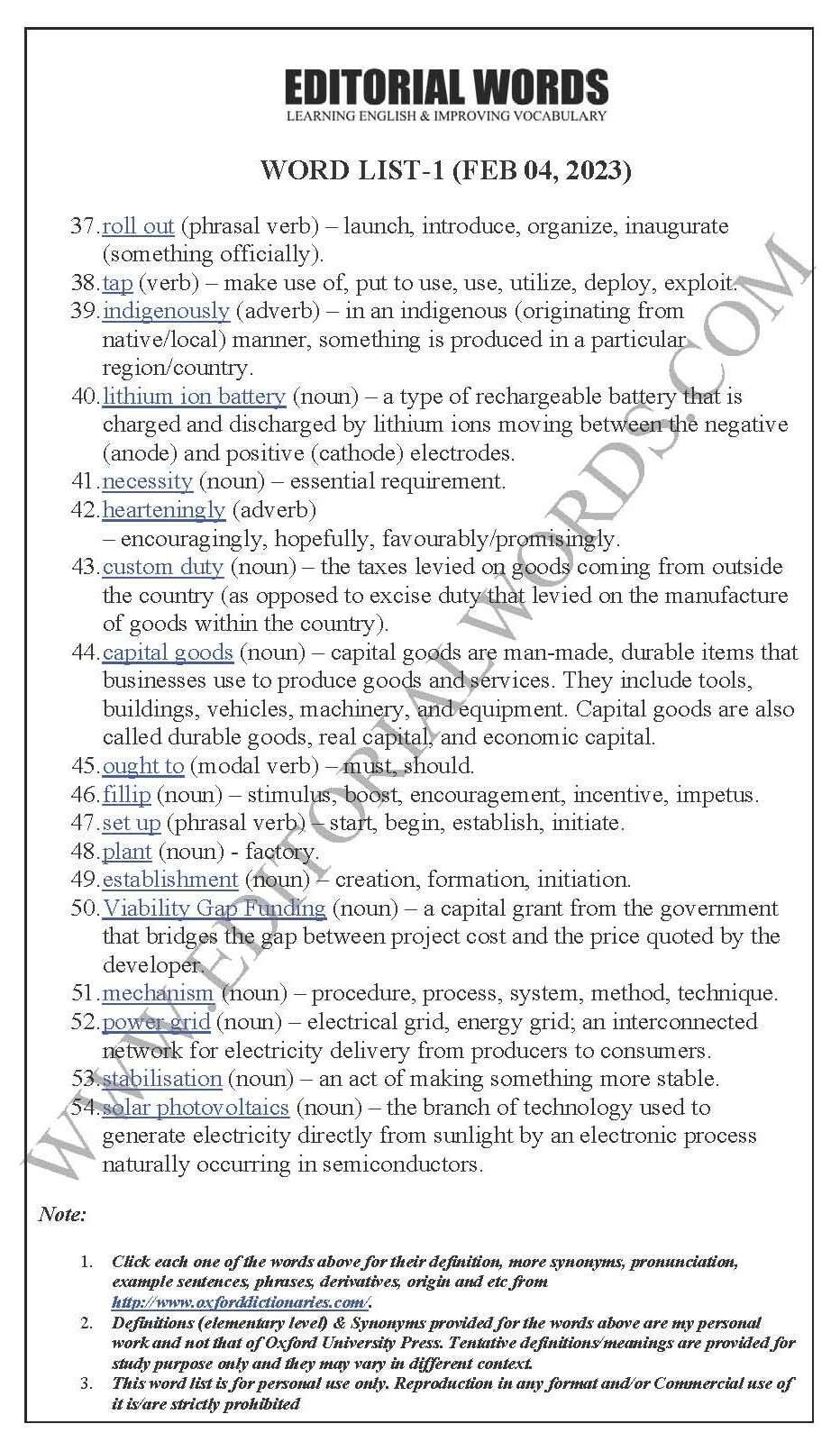 The Hindu Editorial (Going green) – Feb 04, 2023