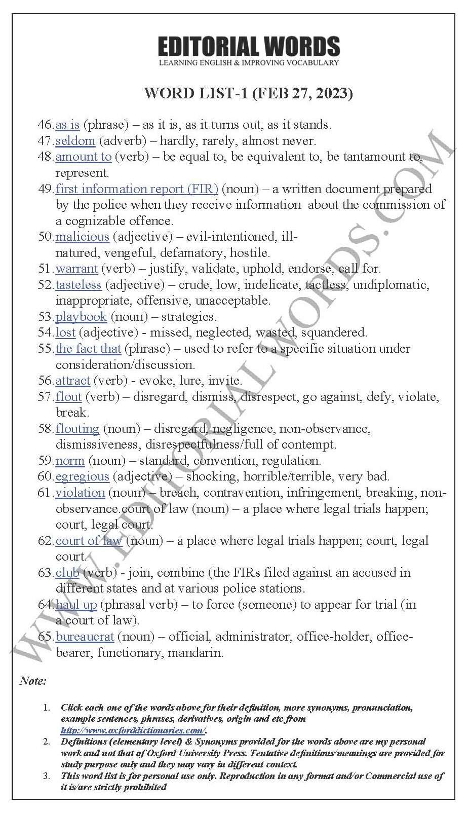 The Hindu Editorial (Settling scores) – Feb 27, 2023