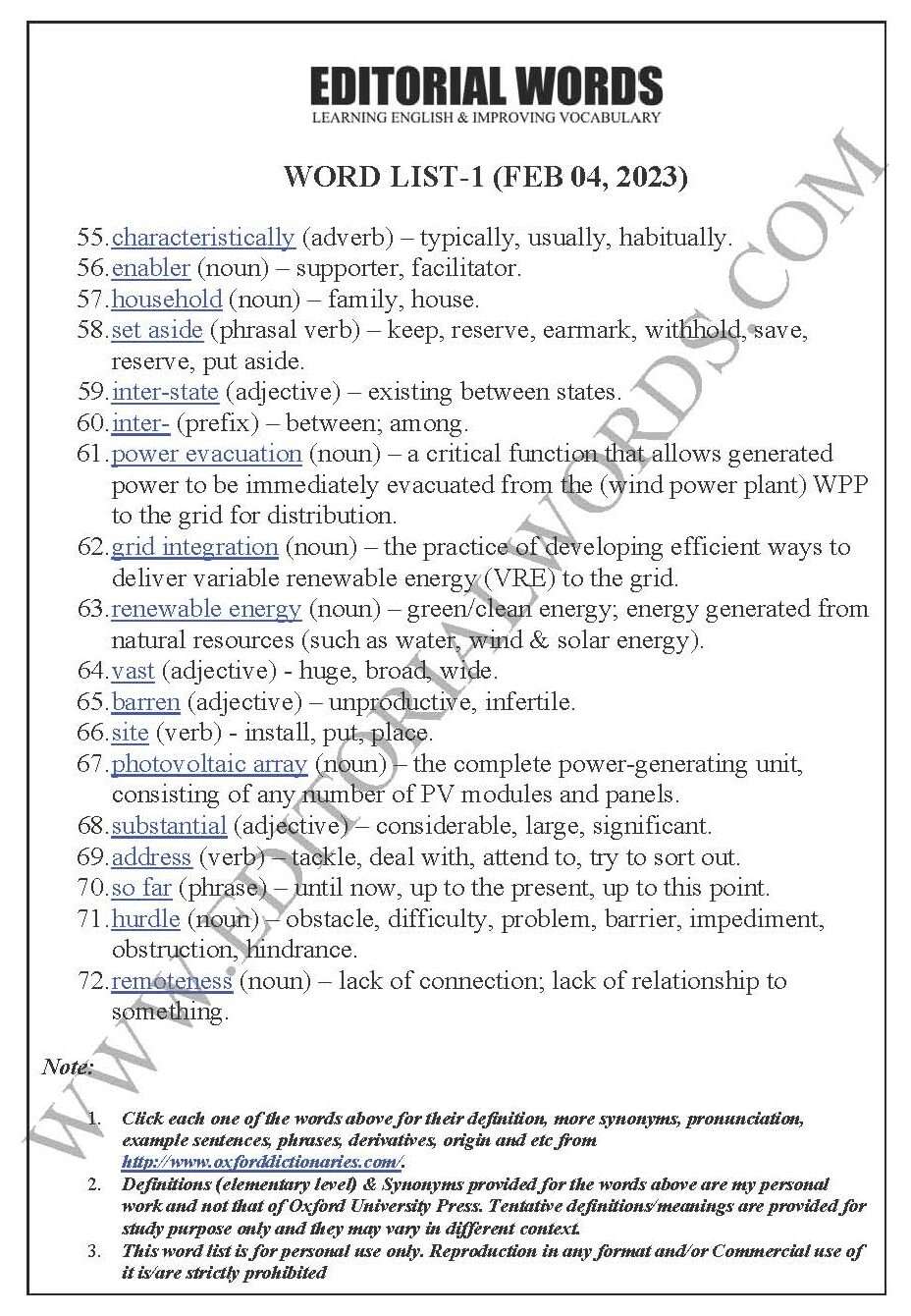 The Hindu Editorial (Going green) – Feb 04, 2023