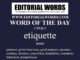 Word of the Day (etiquette)-27FEB23