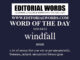 Word of the Day (windfall)-10MAR23