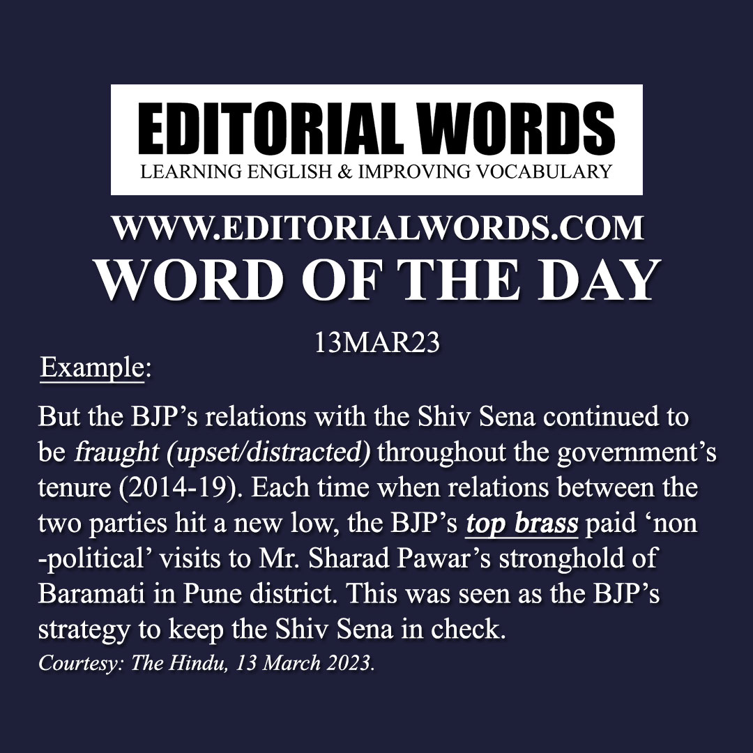 Word of the Day (top brass)-13MAR23