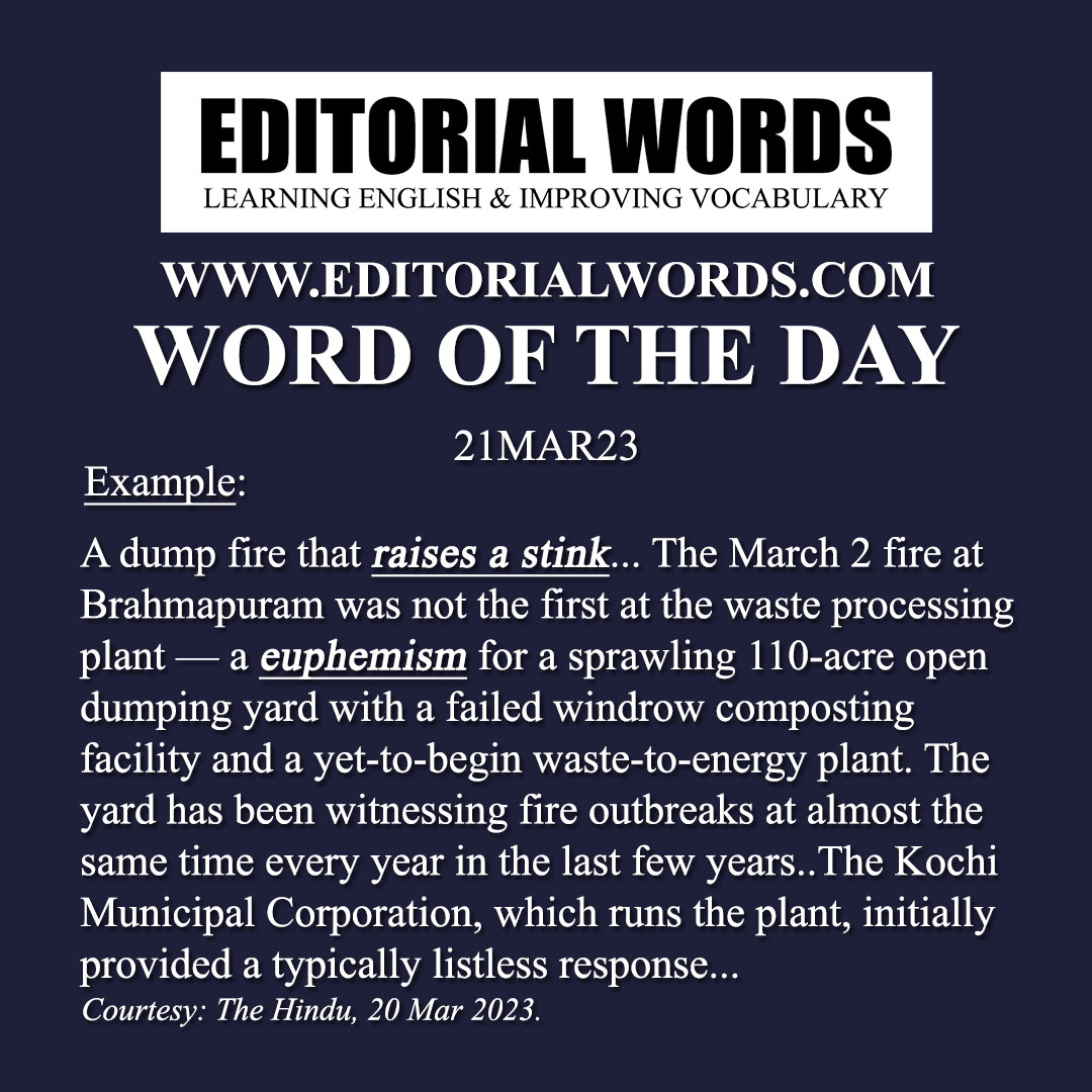 Word of the Day (euphemism)-21MAR23