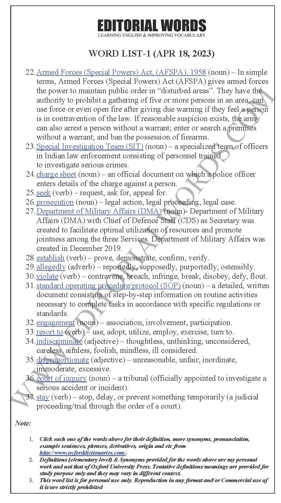 The Hindu Editorial (Promoting impunity) – Apr 18, 2023