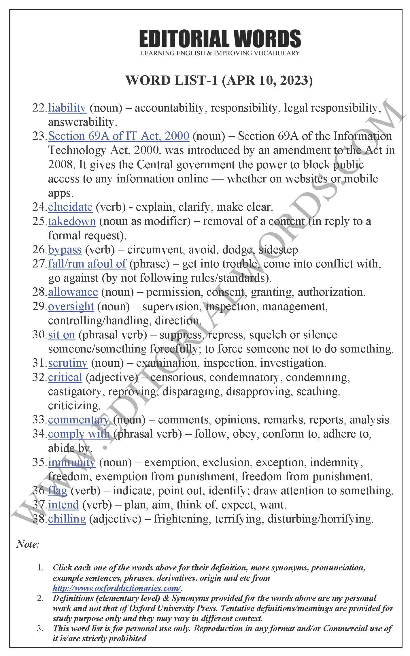 The Hindu Editorial (Draconian rules) – Apr 10, 2023