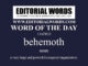 Word of the Day (behemoth)-13APR23