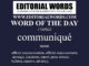 Word of the Day (communiqué)-17APR23