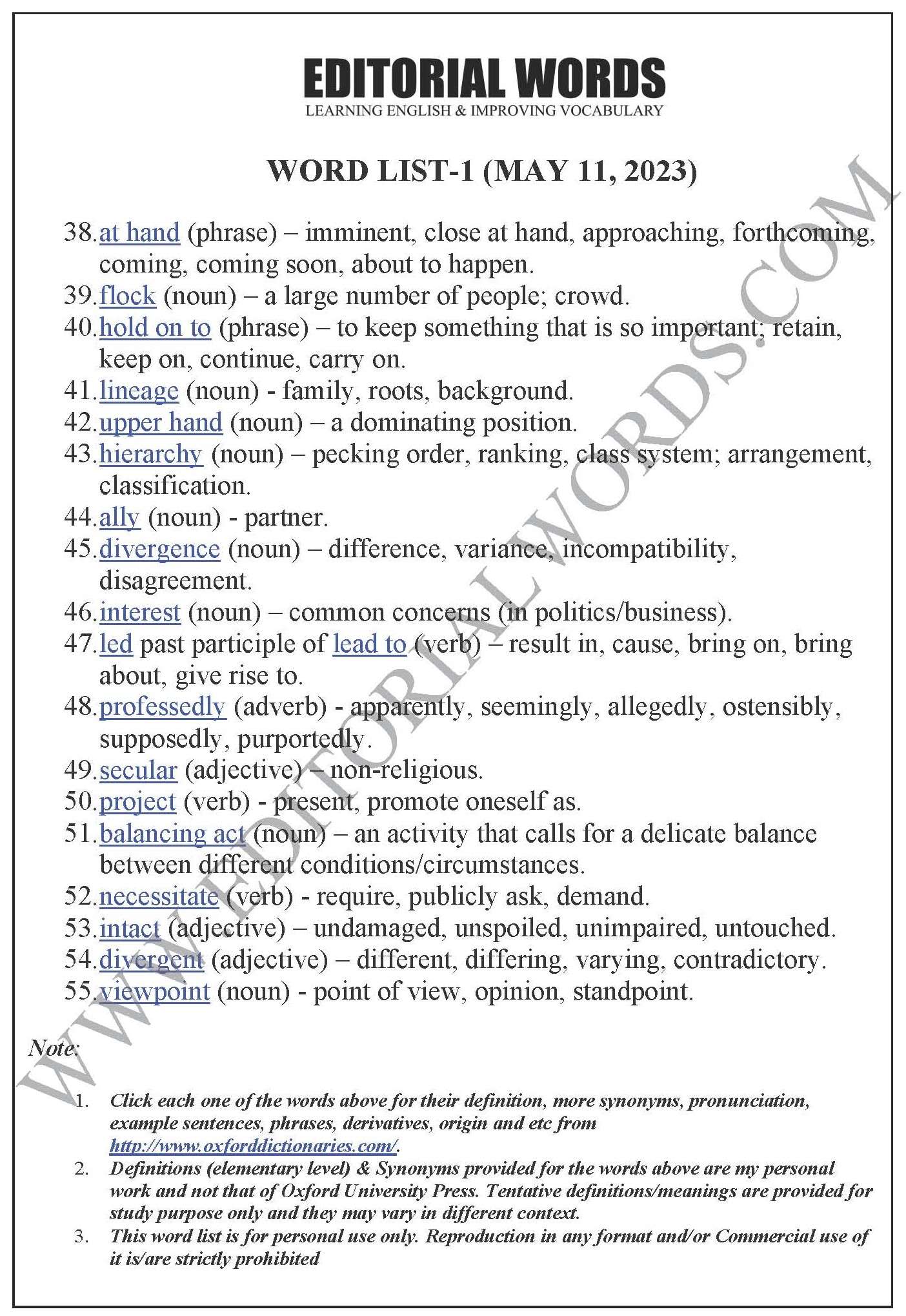 The Hindu Editorial (Pawar play) – May 11, 2023