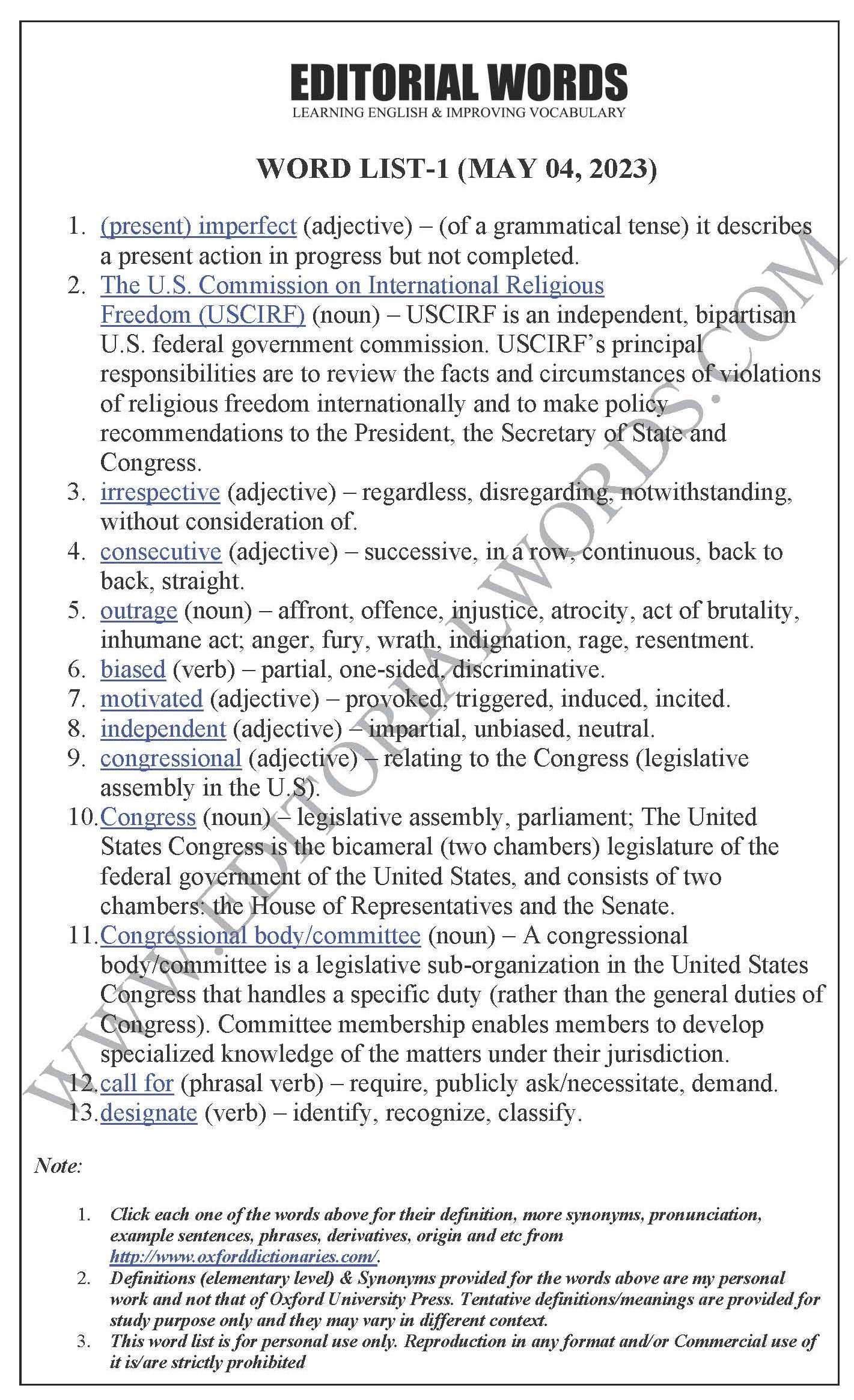 The Hindu Editorial (Present imperfect) – May 04, 2023