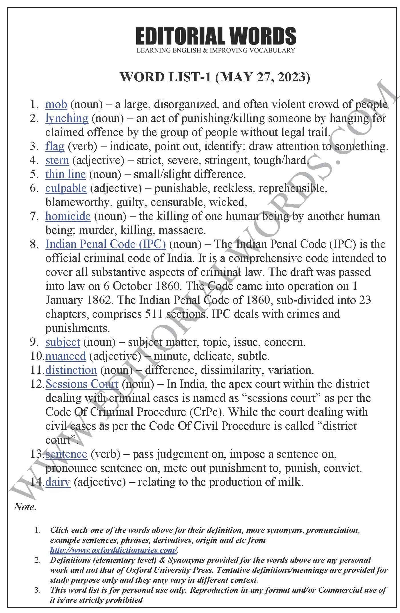 The Hindu Editorial (Mob and justice) – May 27, 2023