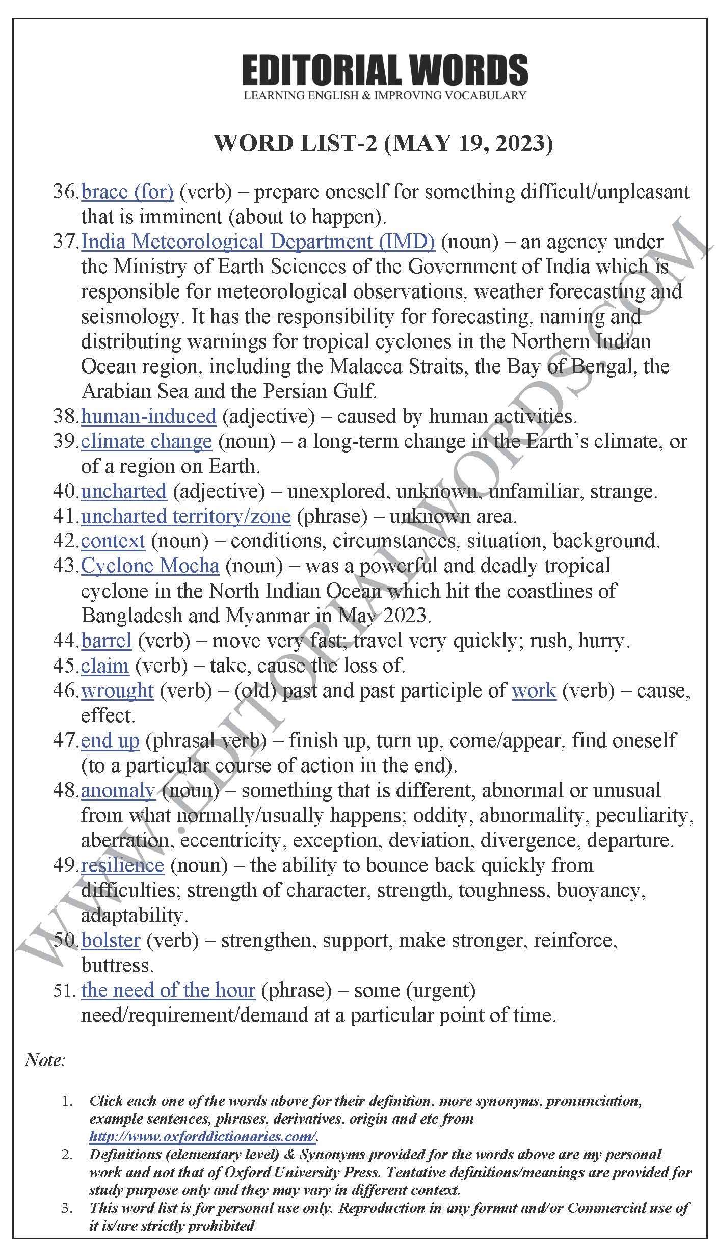 The Hindu Editorial (Warming warning) – May 19, 2023