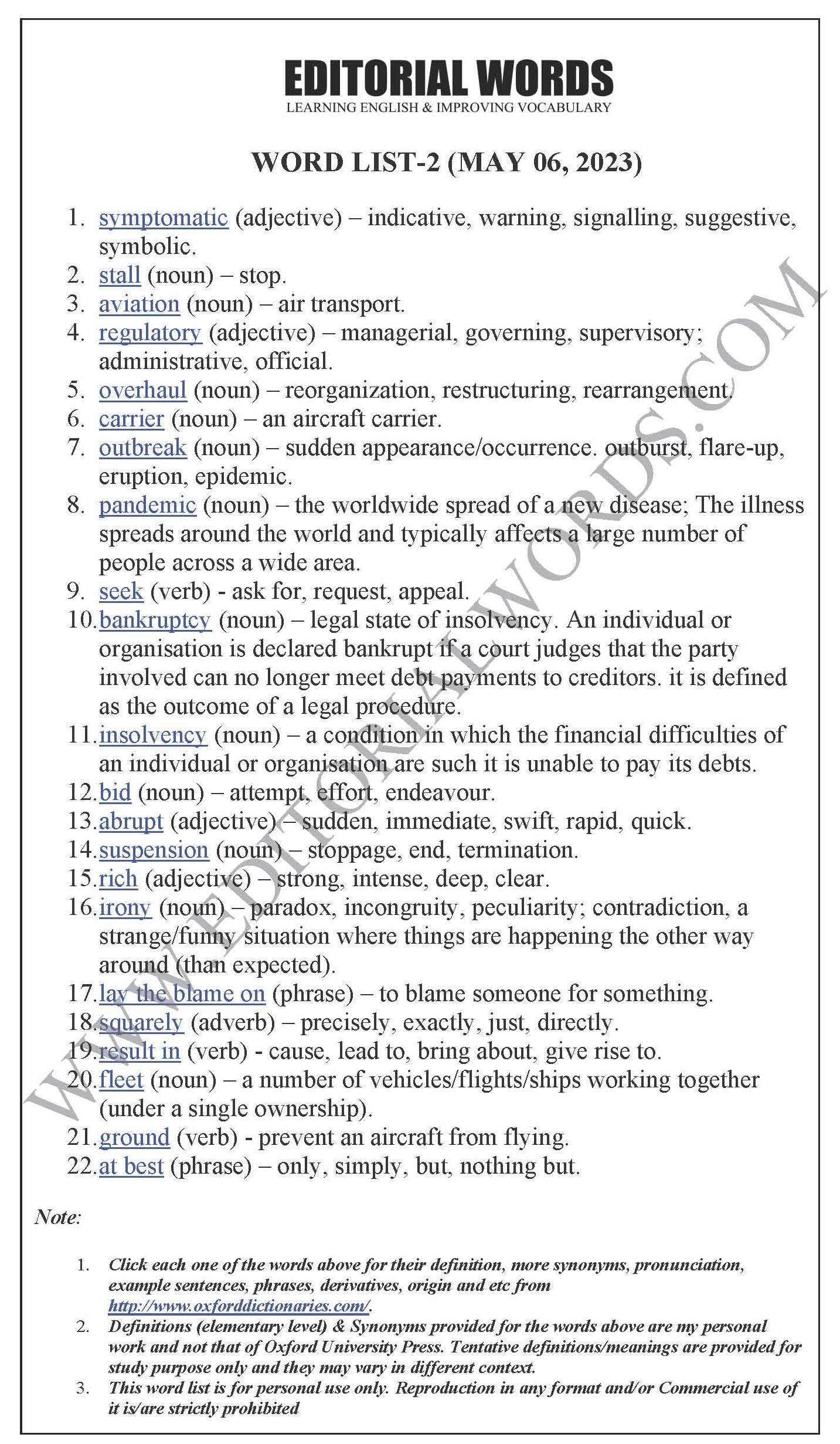 The Hindu Editorial (Symptomatic stall) – May 06, 2023