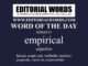 Word of the Day (empirical)-02MAY23