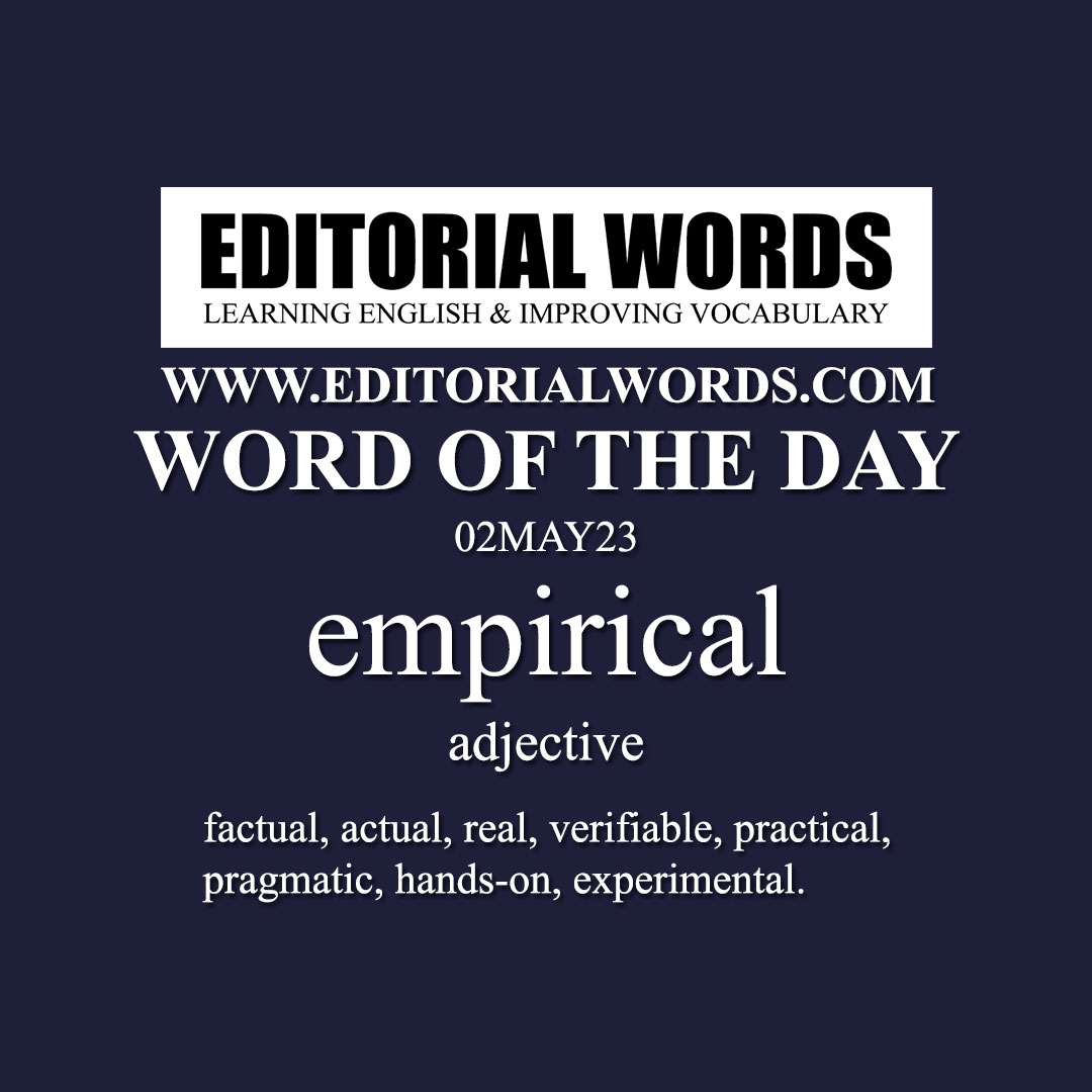 Word of the Day (empirical)-02MAY23