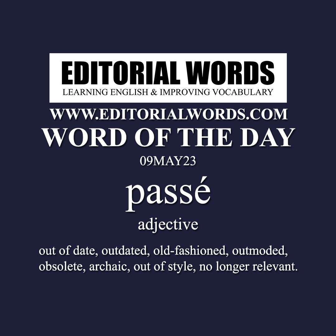 Word of the Day (passé)-09MAY23