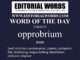 Word of the Day (opprobrium)-11MAY23