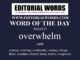 Word of the Day (overwhelm)-20MAY23