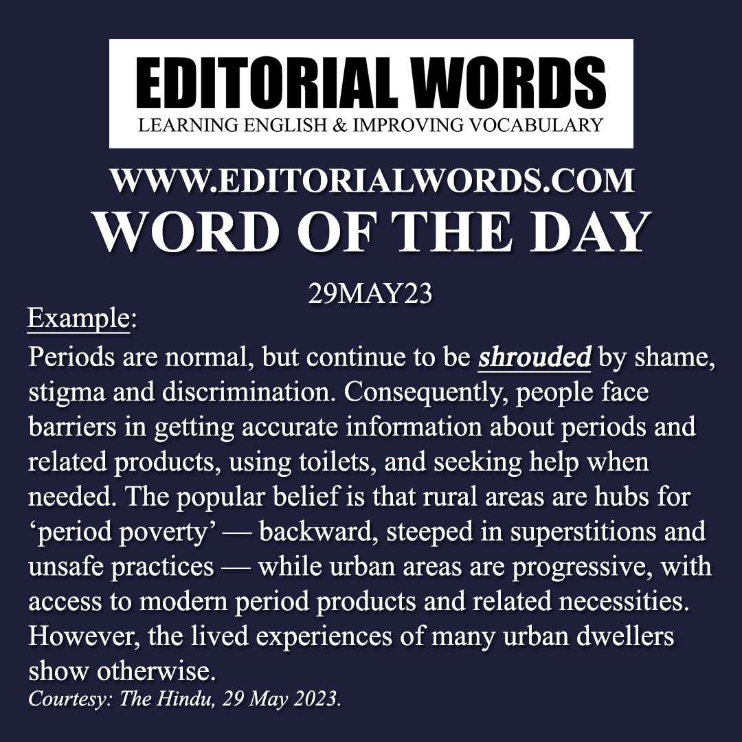 Word of the Day (shroud)-29MAY23