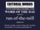 Word of the Day (run-of-the-mill)-16JUN23