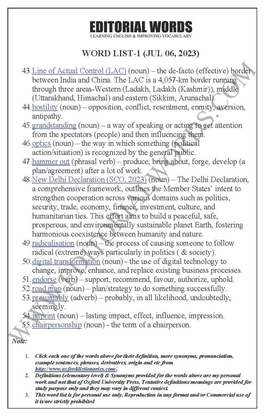 The Hindu Editorial (Diminishing returns) – Jul 06, 2023