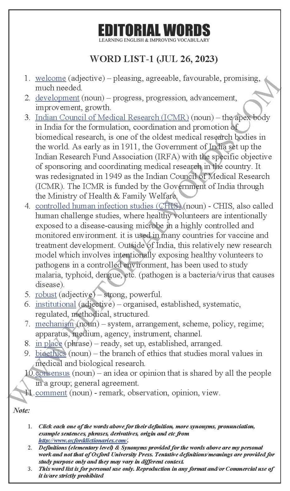 The Hindu Editorial (Welcome development) – Jul 26, 2023