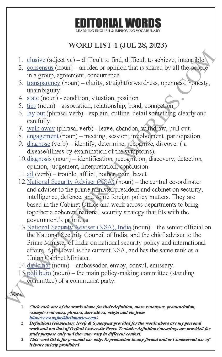 The Hindu Editorial (Elusive consensus) – Jul 28, 2023