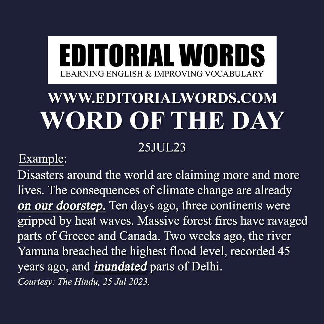 Word of the Day (inundate)-25JUL23