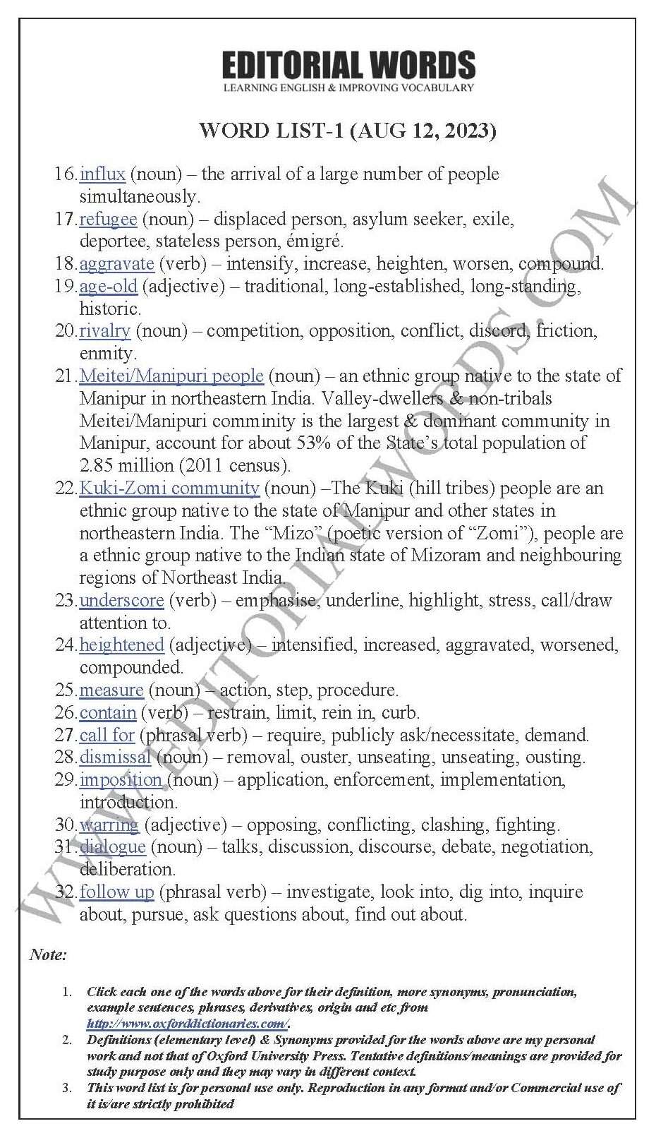 The Hindu Editorial (Petty battles) – Aug 12, 2023