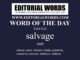 Word of the Day (salvage)-20AUG23