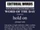 Word of the Day (hold on)-21AUG23