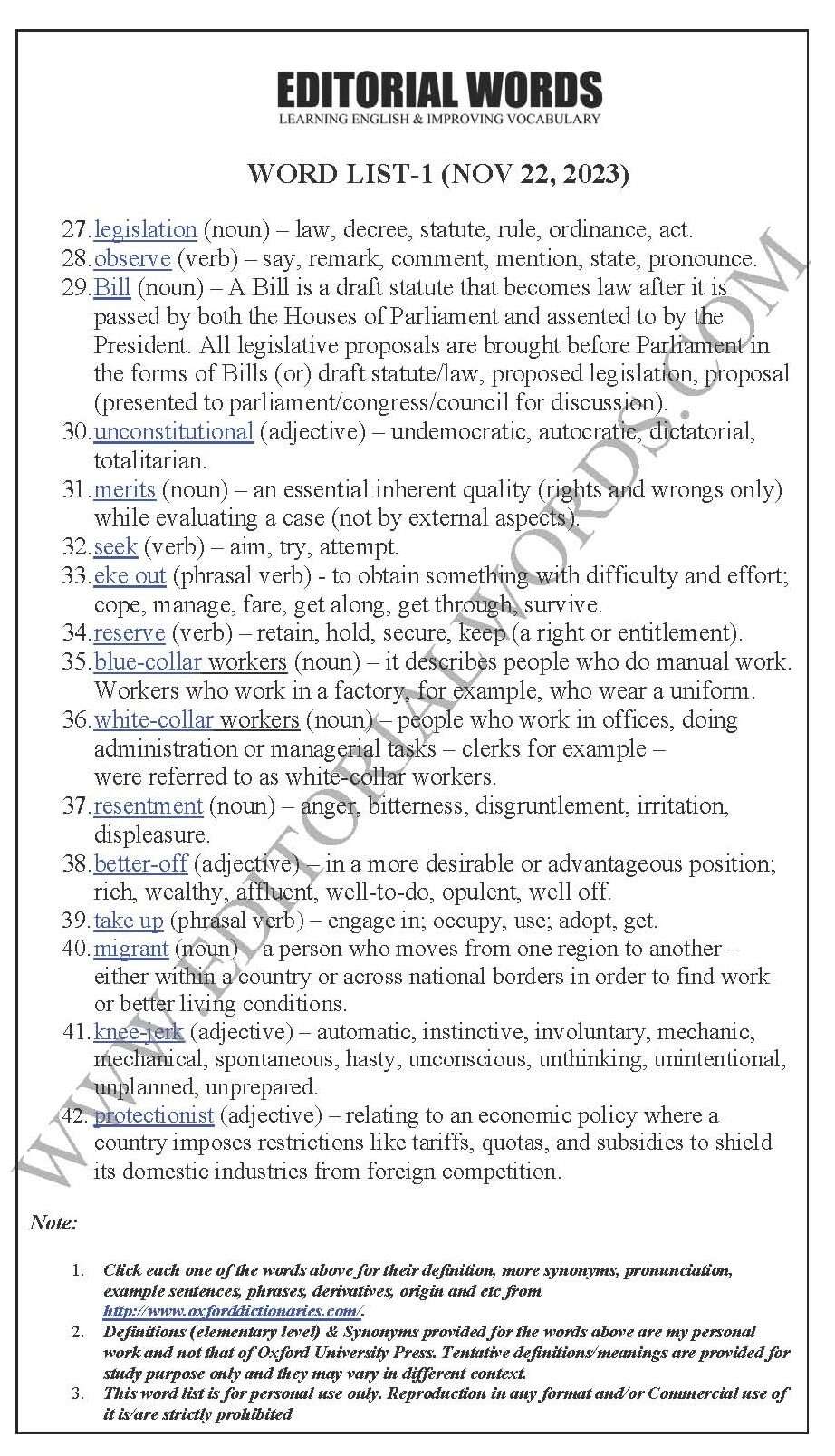 The Hindu Editorial (Parochial law) – Nov 22 2023