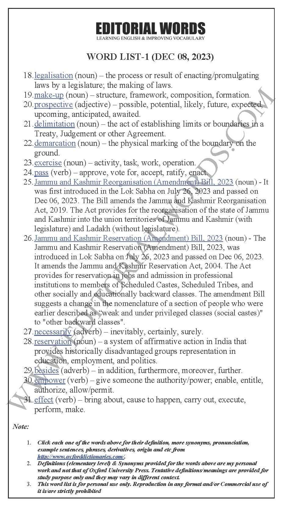 The Hindu Editorial (No fait accompli) – Dec 08, 2023