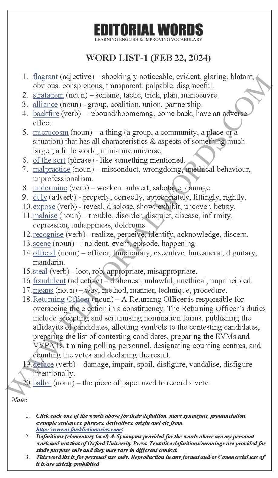 The Hindu Editorial (Flagrant fraud) – Feb 22, 2024