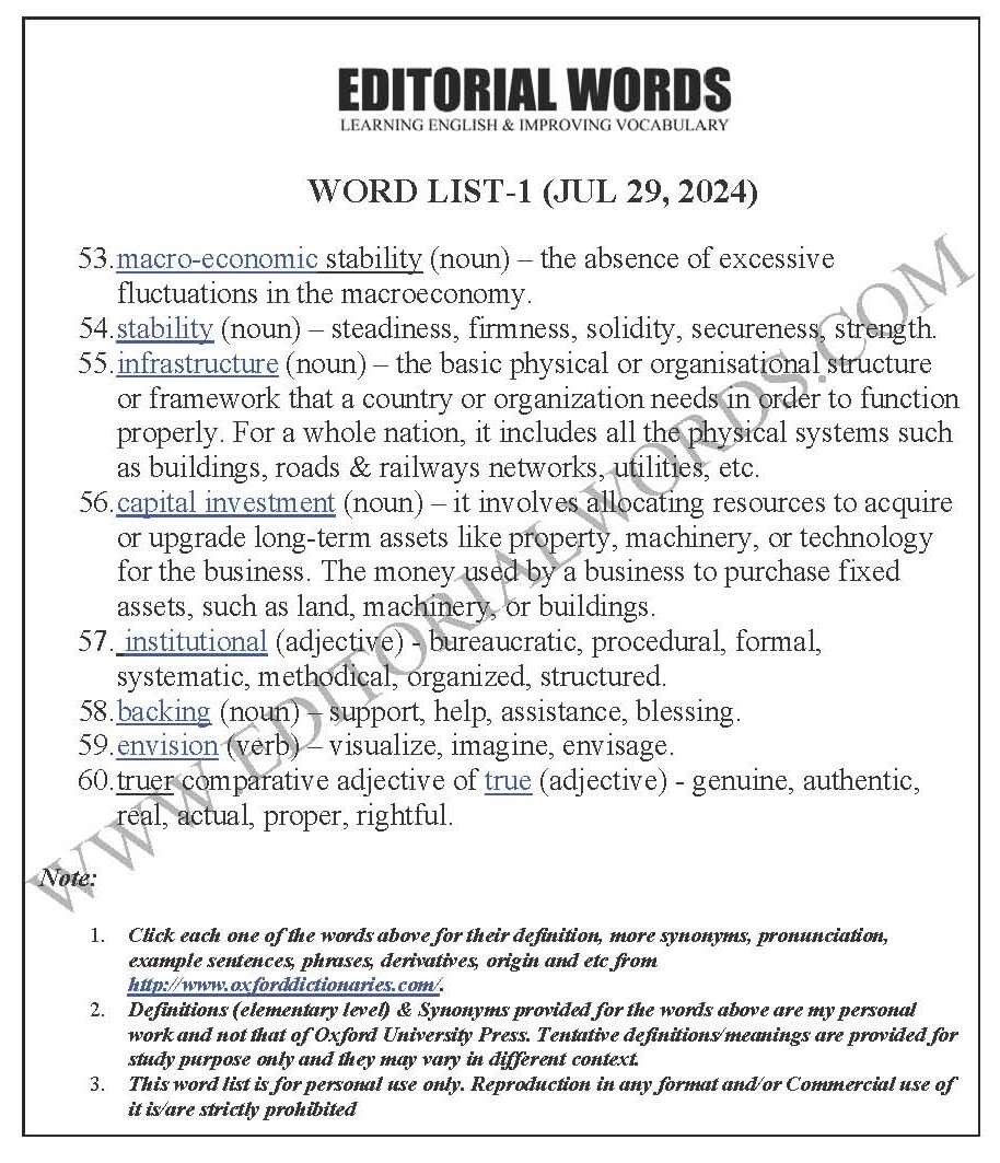 The Hindu Editorial (​Competitive federalism) – Jul 29, 2024