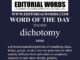 Word of the Day (dichotomy)-25AUG24