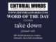 Word of the Day (take down)-27AUG24