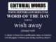 Word of the Day (wish away)-21SEP24