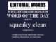 Word of the Day (squeaky clean)-24SEP24