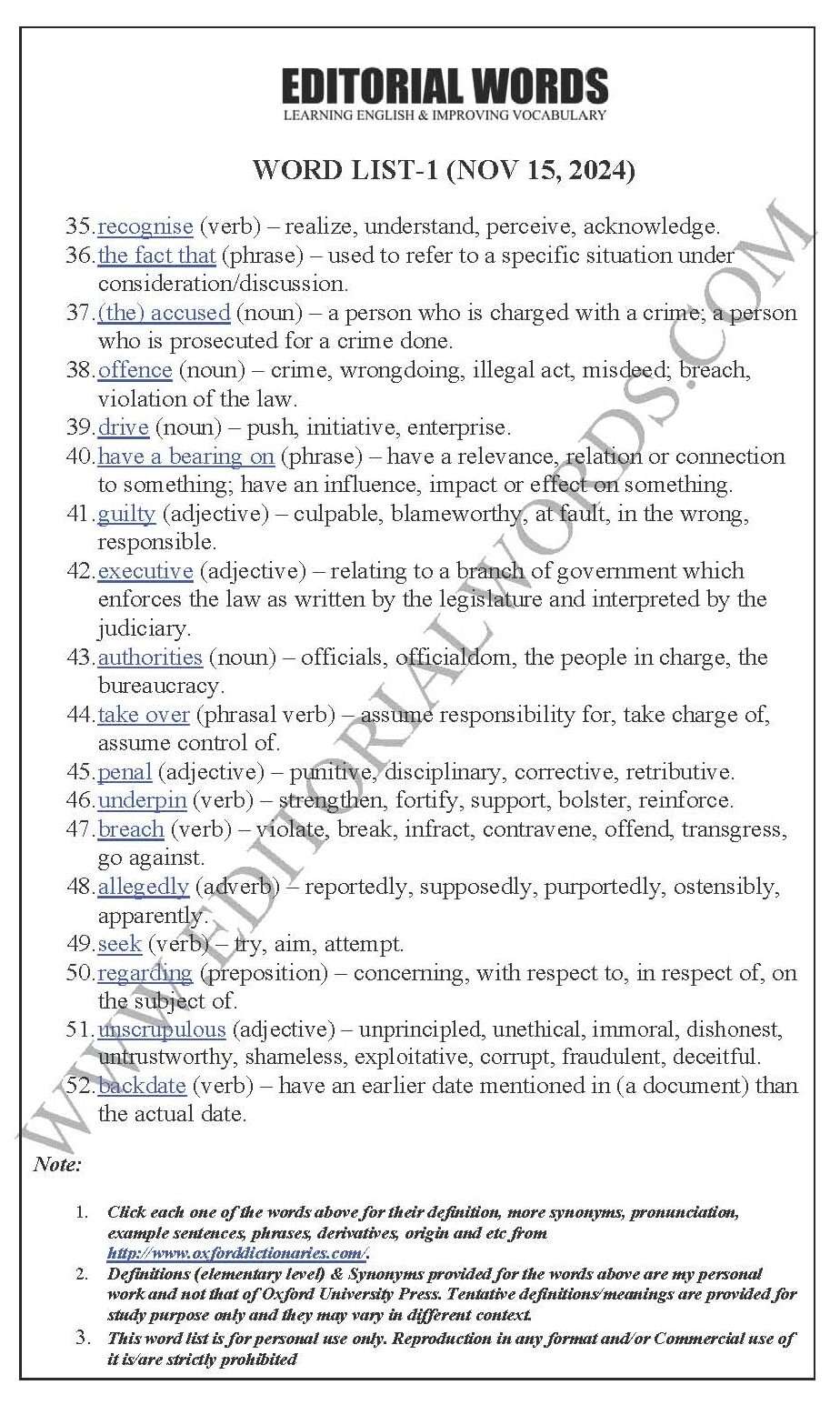 The Hindu Editorial ​(Razing impunity) – Nov 15, 2024