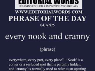 Phrase of the Day (every nook and cranny)-04JAN25