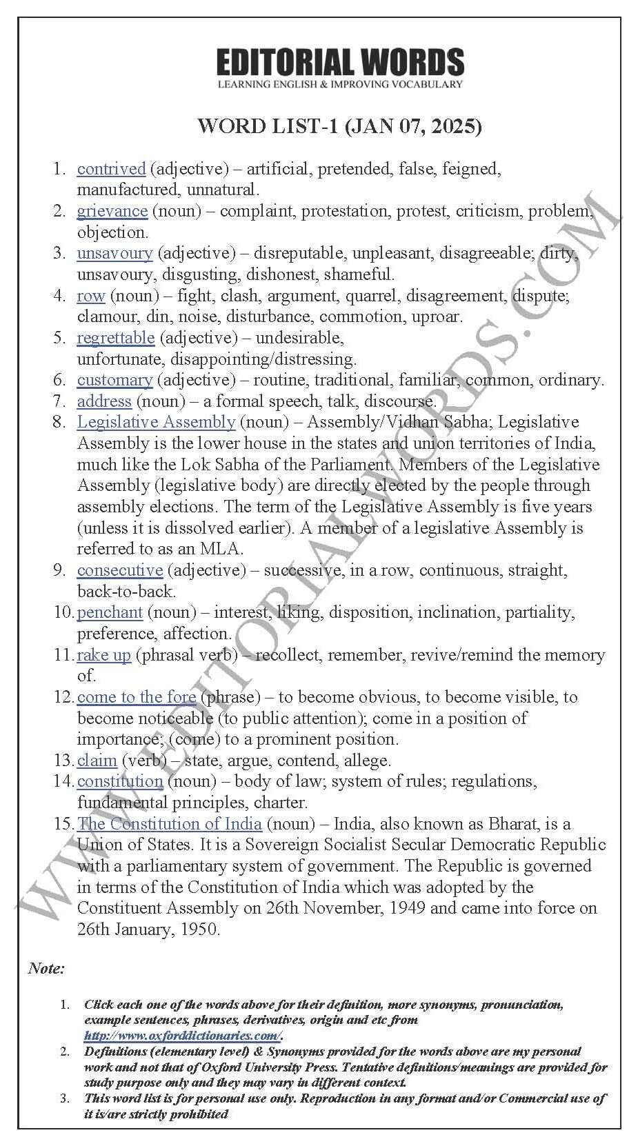 The Hindu Editorial (Contrived grievance) – Jan 07, 2025